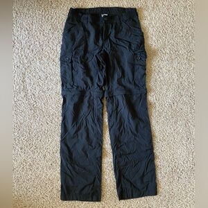Women’s North Face Convertible Nylon Pants- Black- Size 4